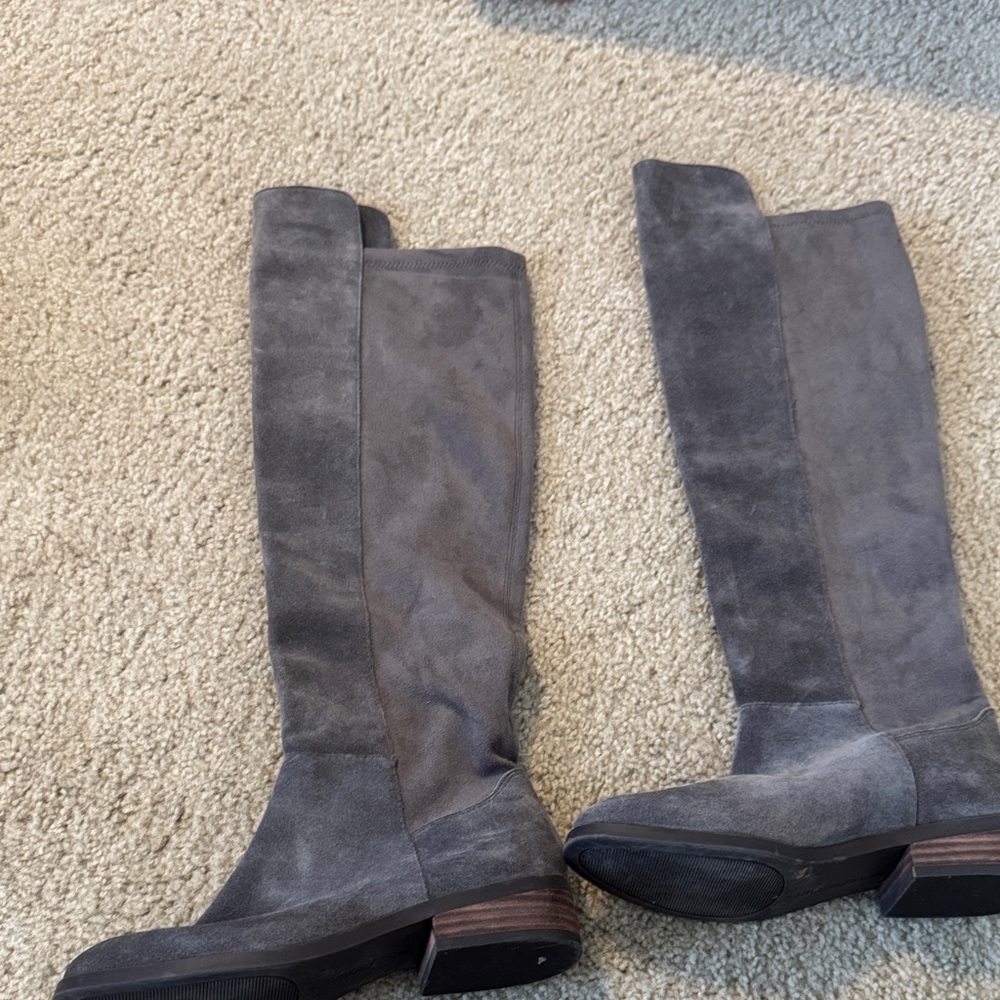 Sole Society Gray Over the Knee Boots